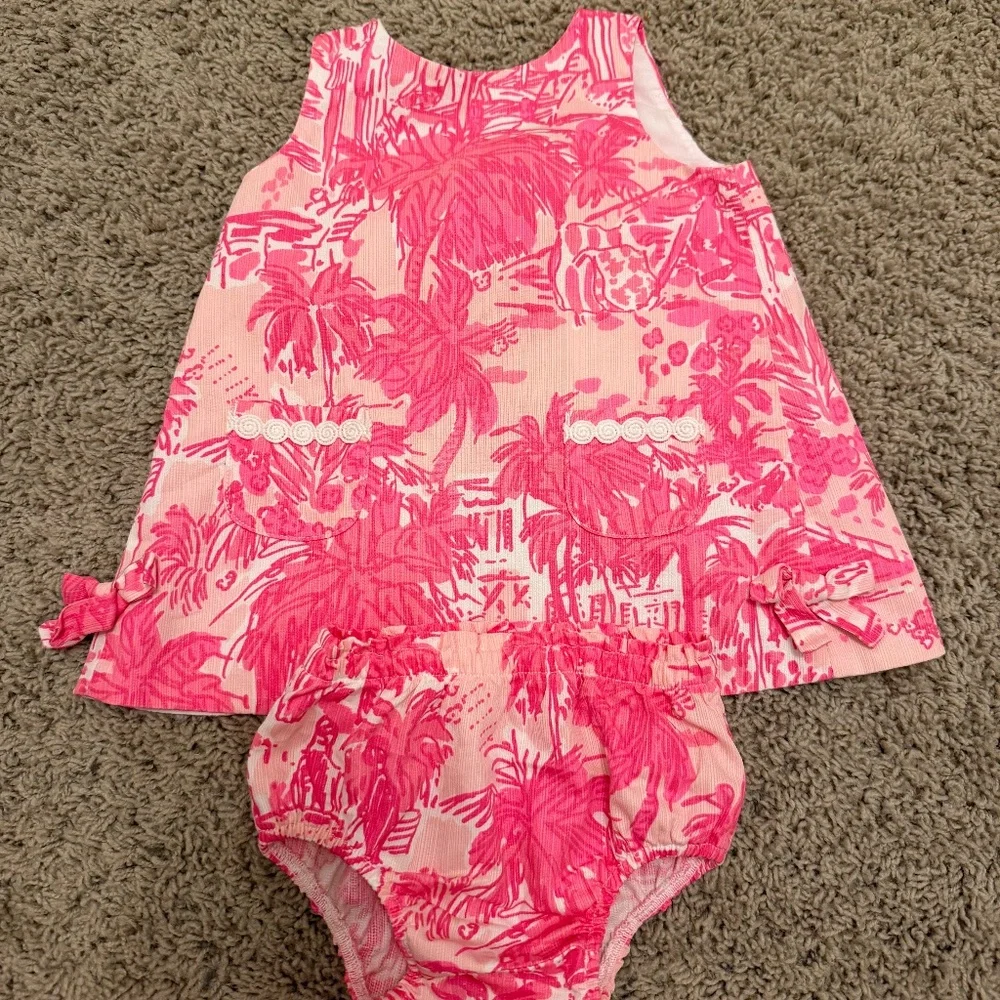 Lilly Pulitzer Infant shift size 12-18 mo - Picture 1 of 3